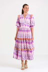 Feather and Find purple maxi dress