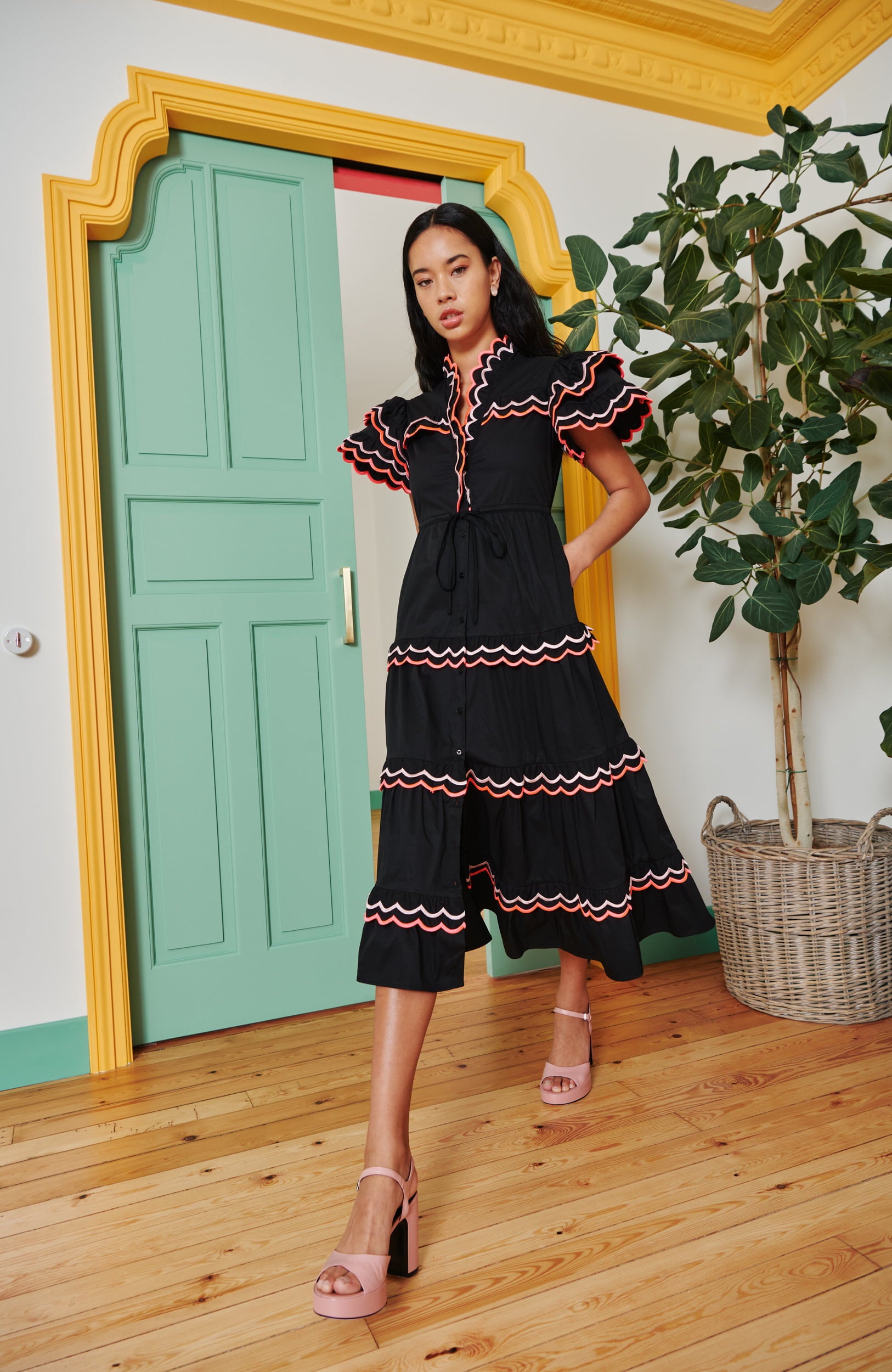 CELIA B Antártico Dress – Pasha Living