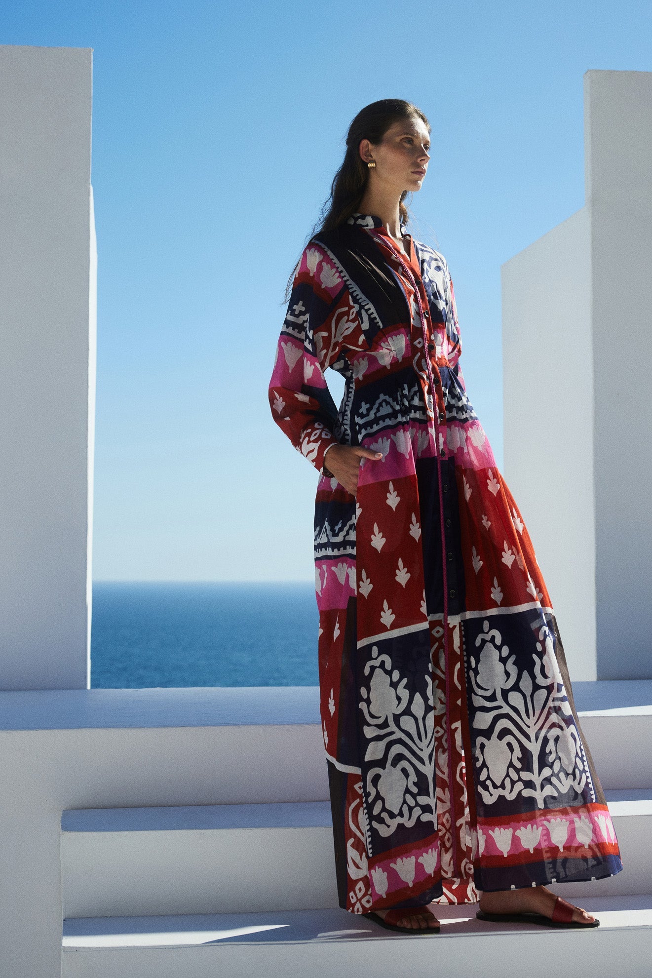 Devotion Twins Confident Printed Maxi Dress - Pasha Living