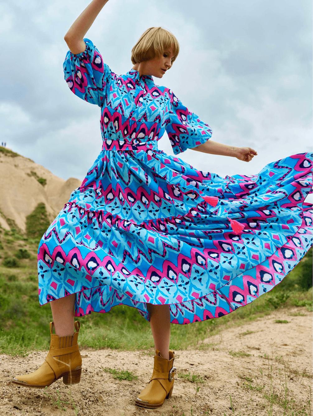 Feather & Find Kambo Dress. Available at Pasha Living