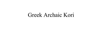 Greek Archaic Kori