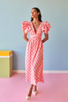 Celia B Pink Gingham Dress 