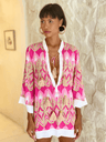 Feather and Find pink kaftan