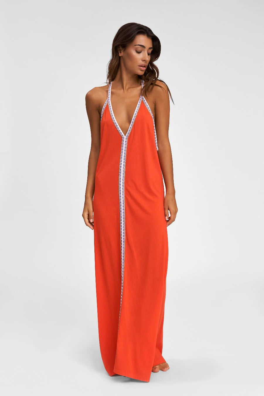 Pitusa Pima Sundress Blood orange 