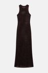 Bond - Eye Asher Maxi Dress | Carob & Black. Available at Pasha Living