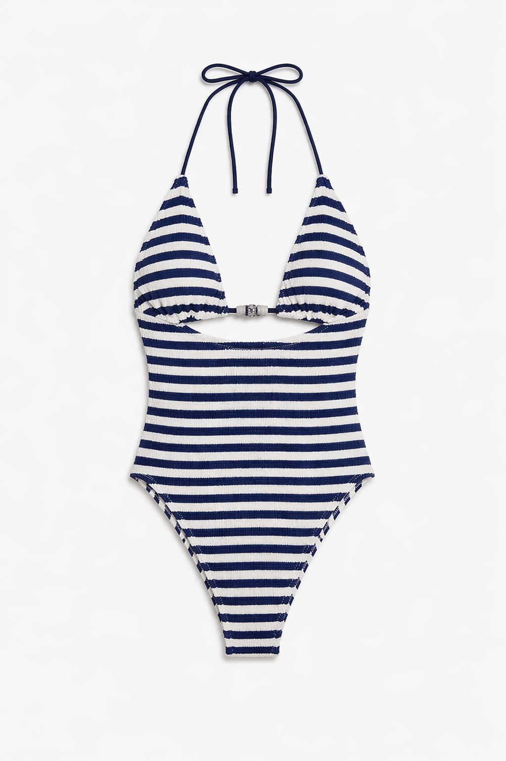 Bond - Eye Beaded One Piece | Navy & White. Available at Pasha Living
