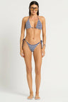 Bond - Eye Beaded Triangle Bikini | Navy & White. Available at Pasha Living