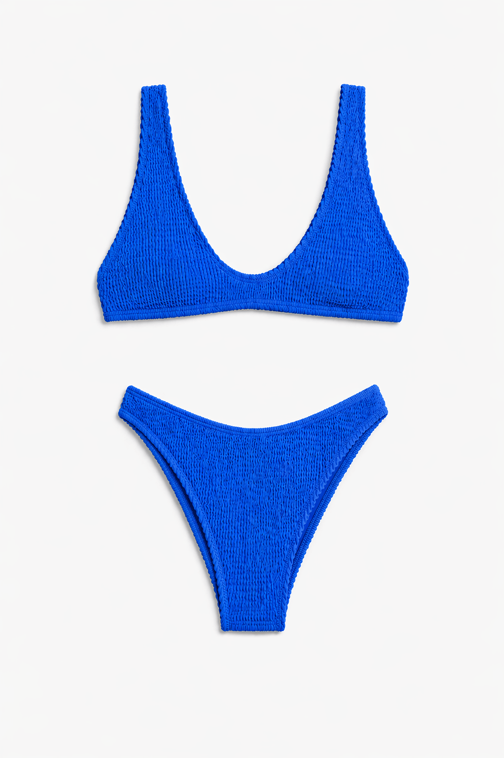Bond - Eye One Size Crinkle Bikini | Cobalt Blue. Available at Pasha Living