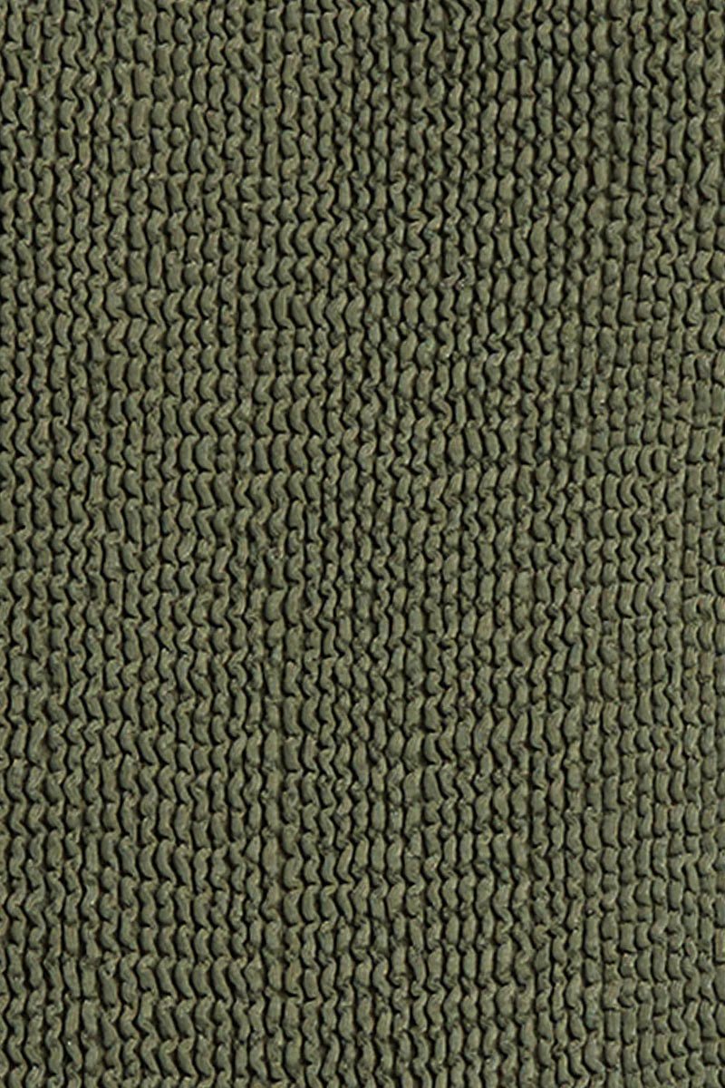 Bond - Eye One Size Crinkle Bikini | Khaki. Available at Pasha Living