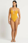 Bond - Eye Ring Arden One Piece One Piece | Saffron. Available at Pasha Living