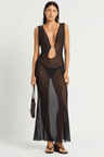 Bond - Eye Ring Harper Maxi Dress | Black. Available at Pasha Living