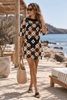 Celia B Celia B Crochet Dress Black & White. Available at Pasha Living