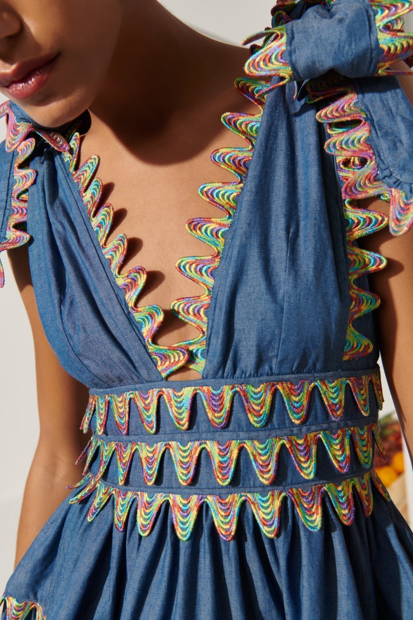 CELIA B Cheli Dress Denim - Pasha Living