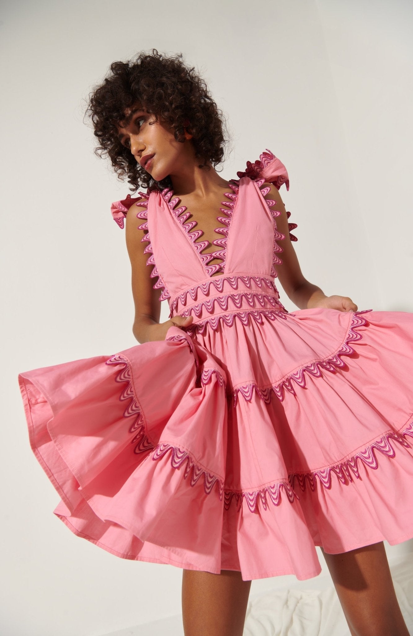 CELIA B Cheli Dress Pink - Pasha Living