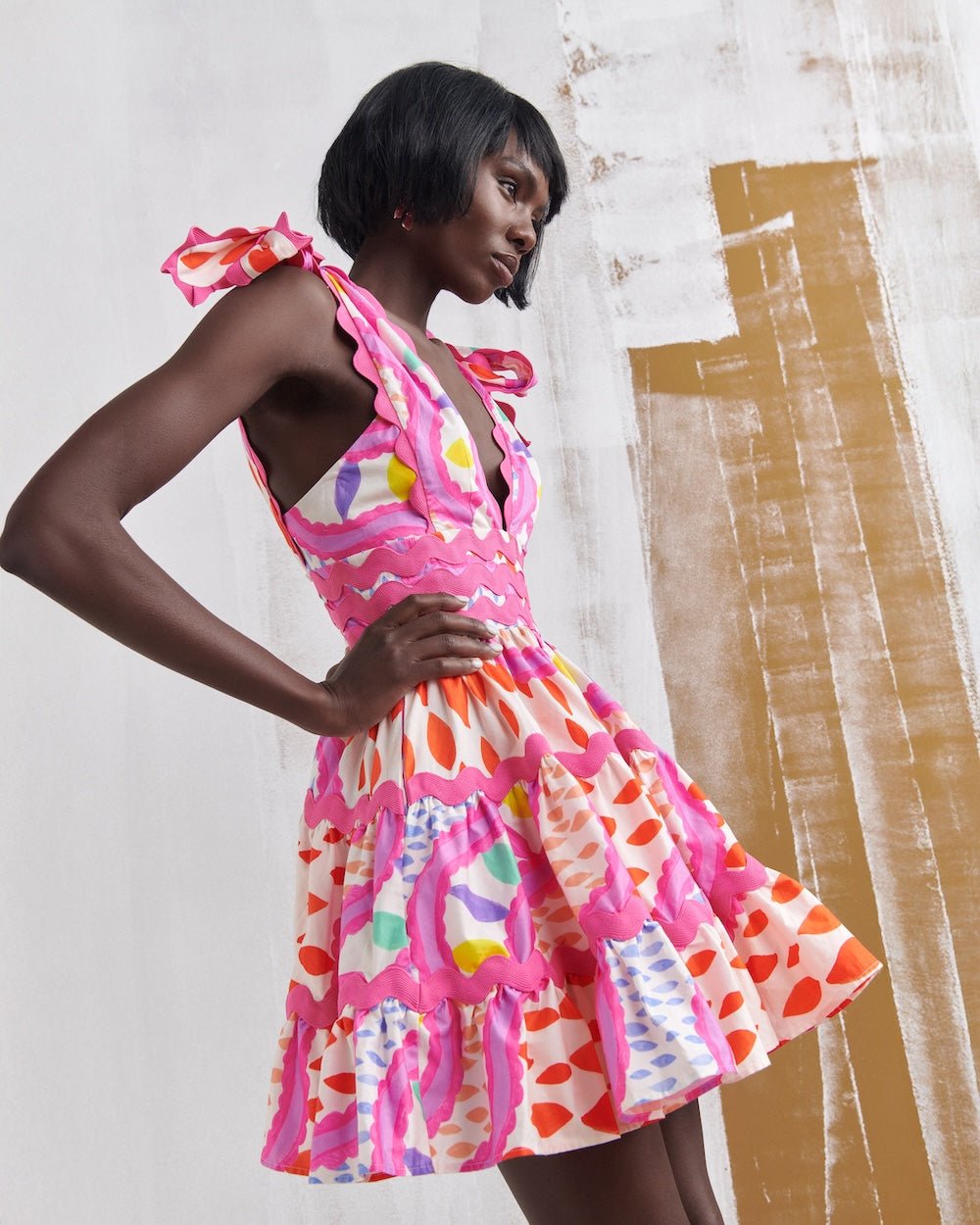 Celia B Cheli Floreat Dress. Available at Pasha Living