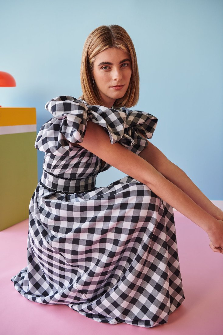Celia B CELIA B Curazao Dress Black & White Gingham - Dress Pasha Living