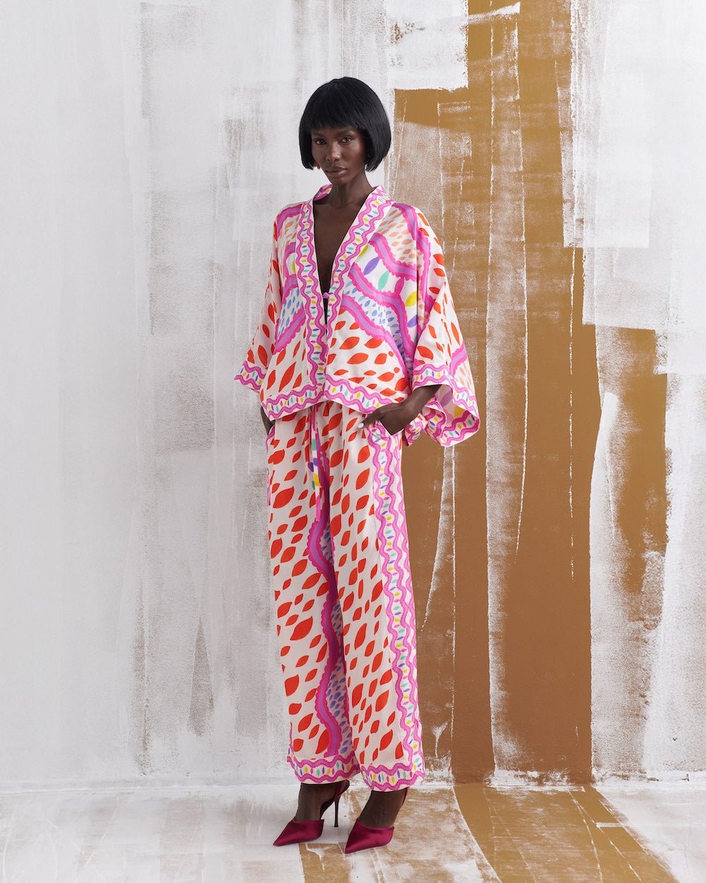 Celia B Eyla Pants. Available at Pasha Living
