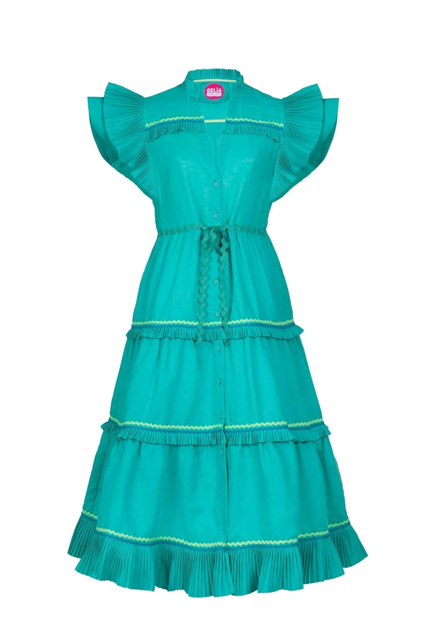 Celia B CELIA B Moonlit Turquoise Dress - Dress Pasha Living