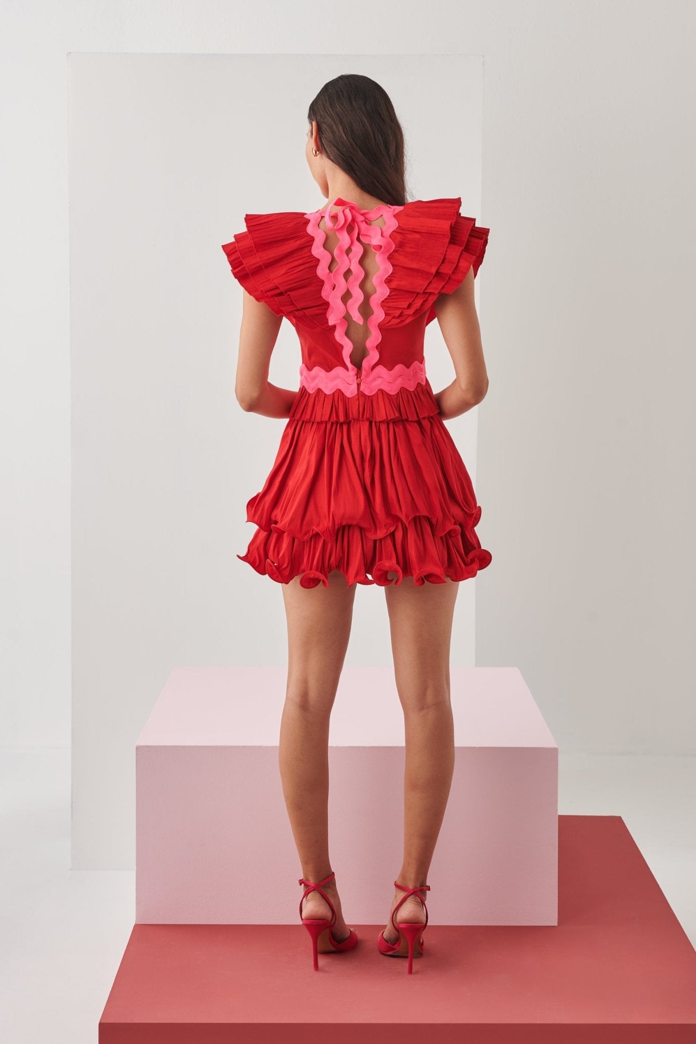 Celia B CELIA B Prisma Dress Red - Dress Pasha Living