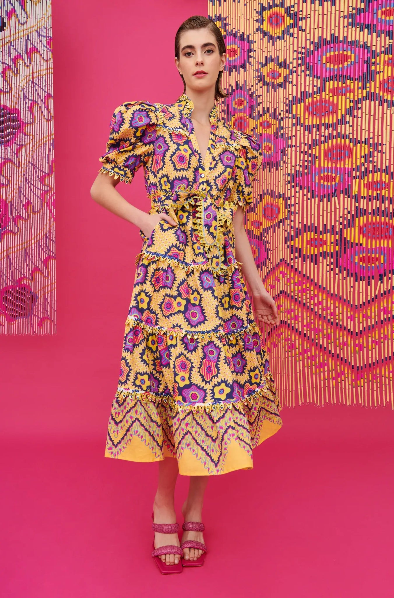 Celia B CELIA B & ZANDRA RHODES | Lottie Dress - Dress Pasha Living