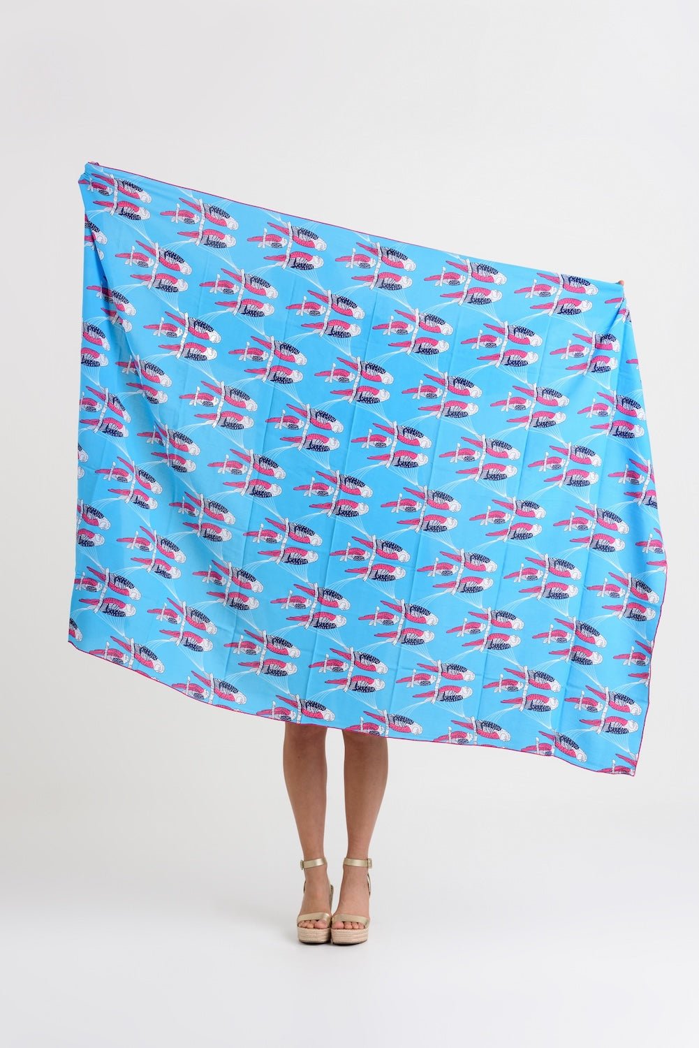 Feather & Find Parrot Sarong | FAULT. Available at Pasha Living
