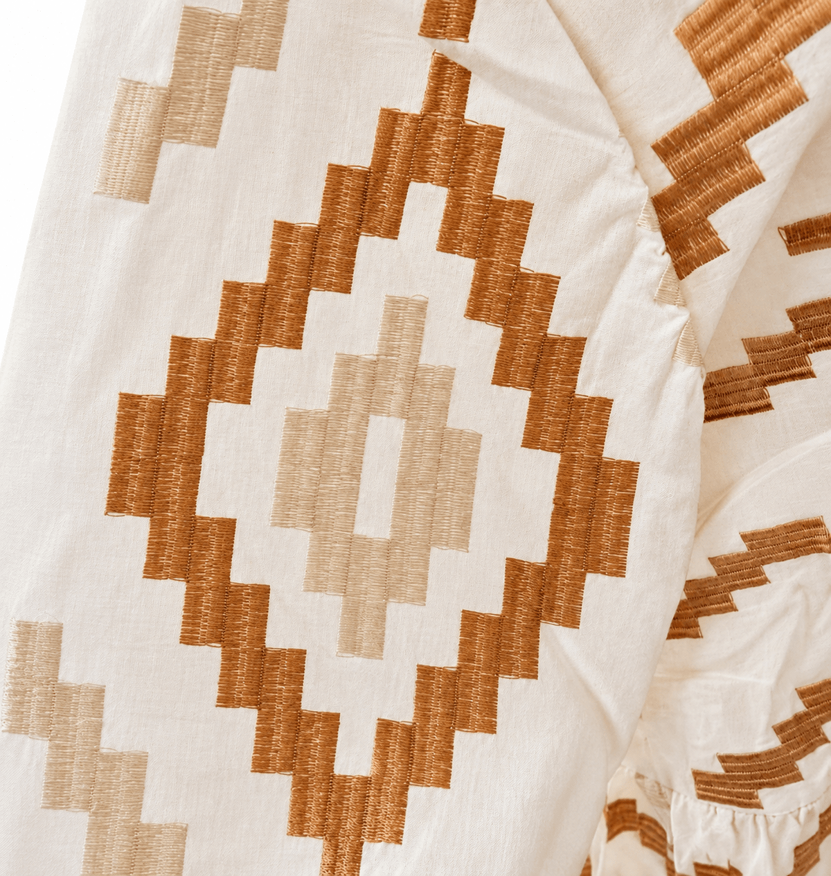 Greek Archaic Kori Pre-Loved Greek Archaic Kori Embroidered Cotton Dress Size M. Available at Pasha Living