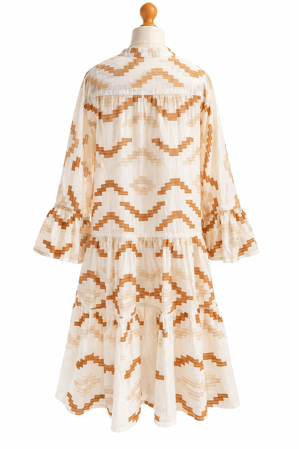 Greek Archaic Kori Pre-Loved Greek Archaic Kori Embroidered Cotton Dress Size M. Available at Pasha Living
