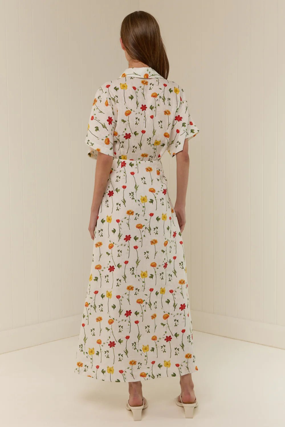 Palm Noosa Jasmine Dress Garden Blooms. Available at Pasha Living