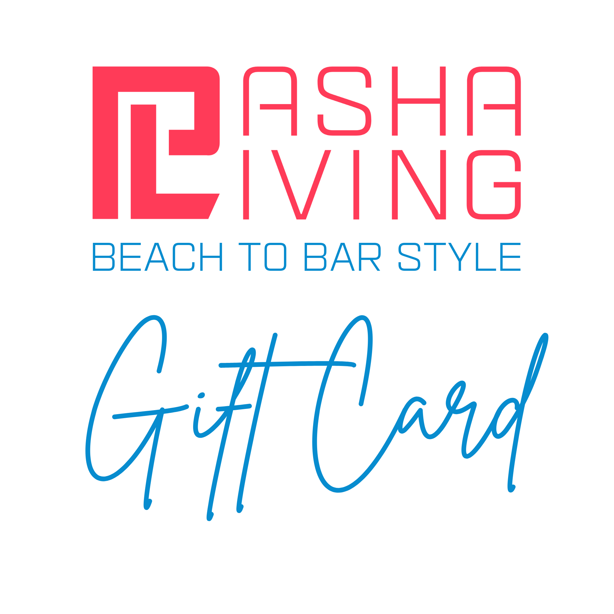 Pasha Living Pasha Living Gift Card. Available at Pasha Living