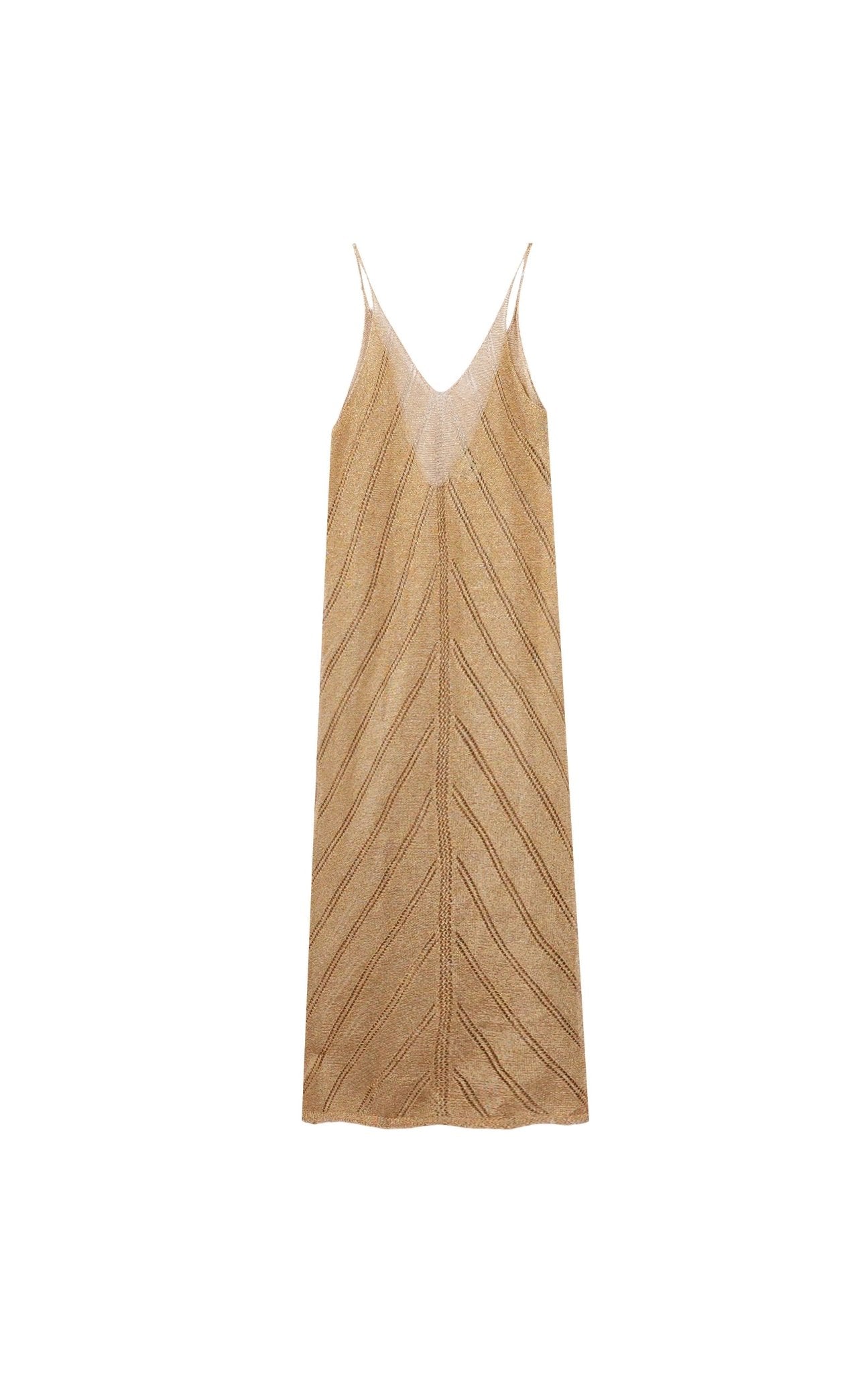 Wild Yvana Dress | Gold. Available at Pasha Living