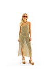 Wild Yvana Dress | Gold. Available at Pasha Living