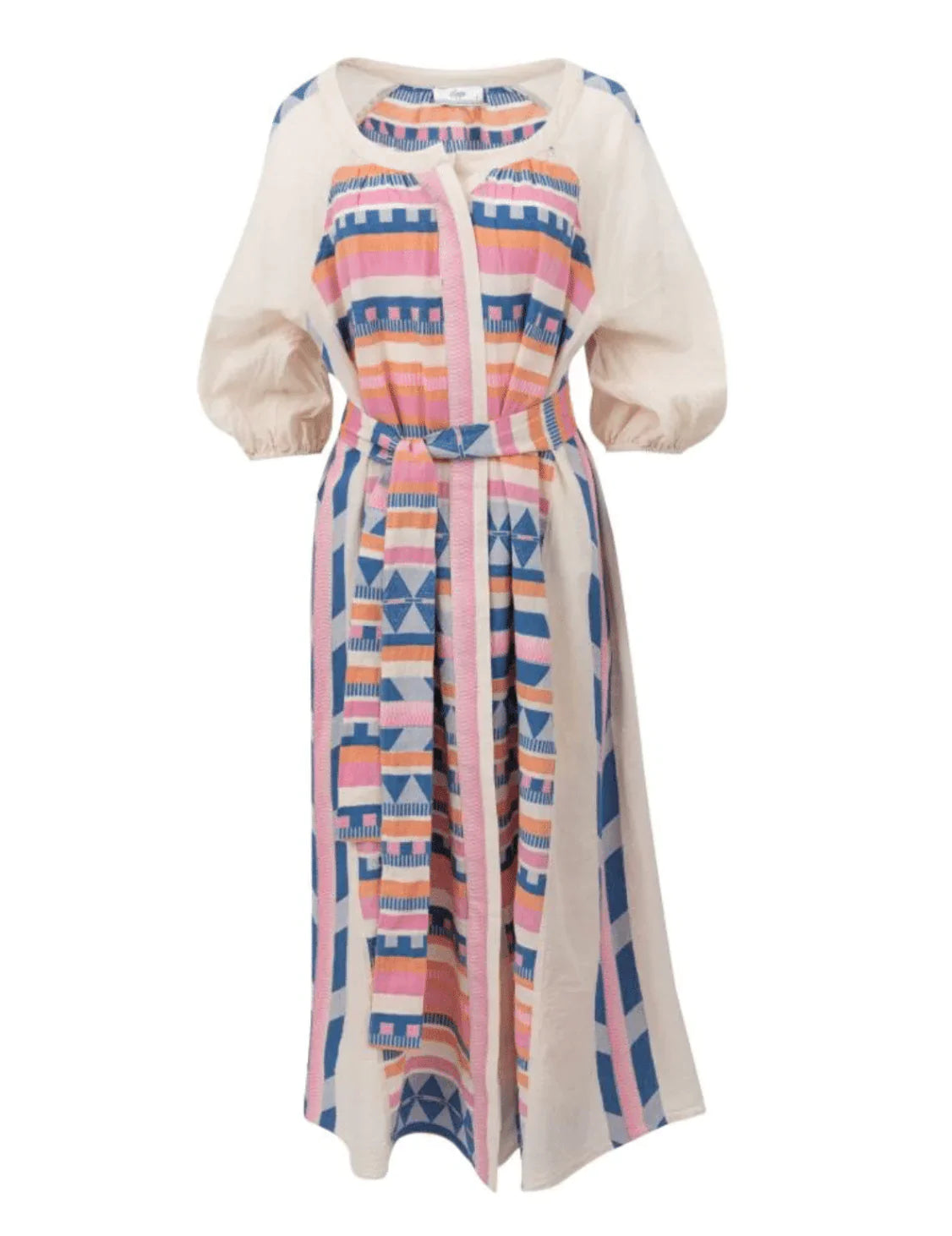 DEVOTION TWINS Moni Dress | Blue & Pink - Pasha Living 
