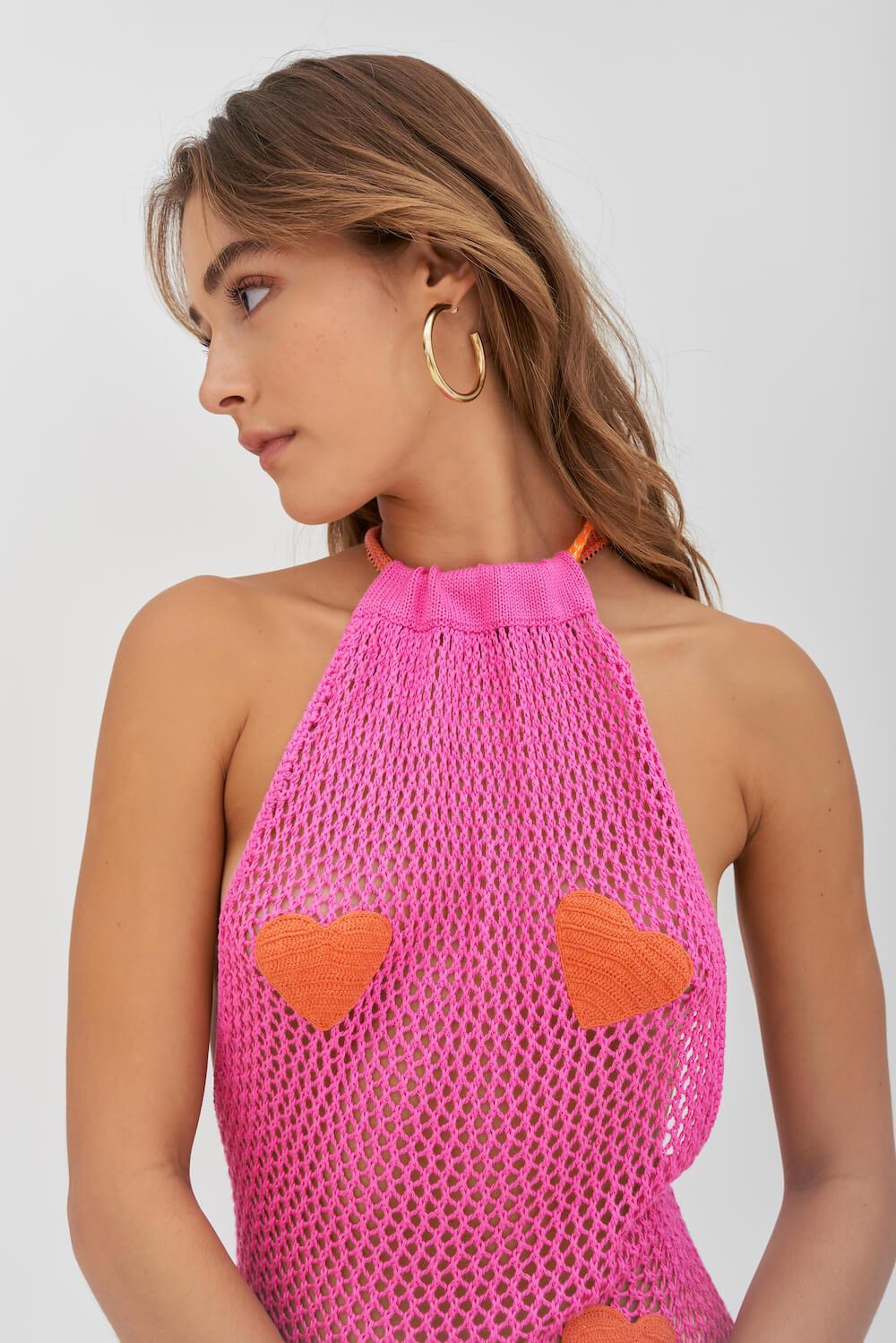 PITUSA Heart Crochet Sundress - Pasha Living 